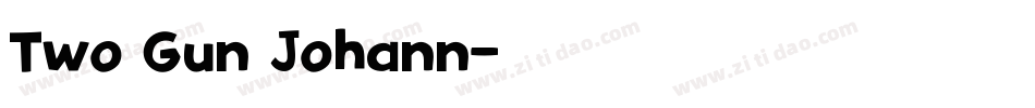 Two Gun Johann字体转换
